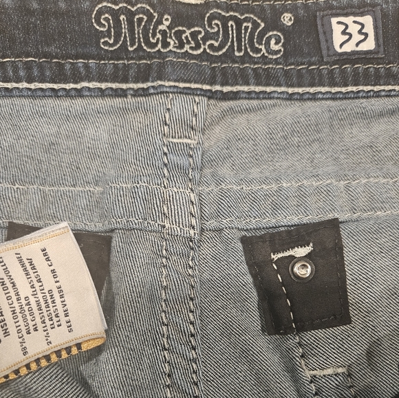 MISS ME CHLOE BOOT MIDRISE JEANS WOMEN'S S 33 INSEAM 34 MEDIUM BLUE - Picture 14 of 14